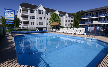 Old Orchard Beach Maine Motel Pool
